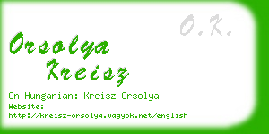 orsolya kreisz business card